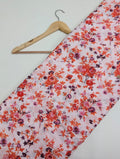Pink multicolor floral cotton fabric Jaipur