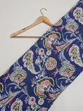 Multicolor paisley cotton fabric with intricate print