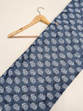 White rose pattern cotton textile fabric