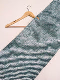 Blue and white striped cotton fabric Jaipur